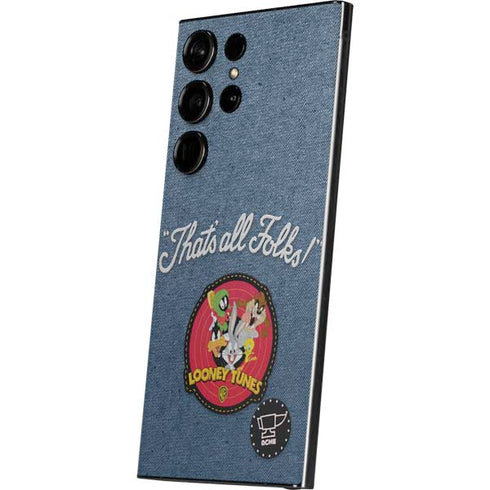 Looney Tunes Thats All Folks Patch Galaxy S25 Ultra Skin